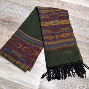 fendi blanket scarf